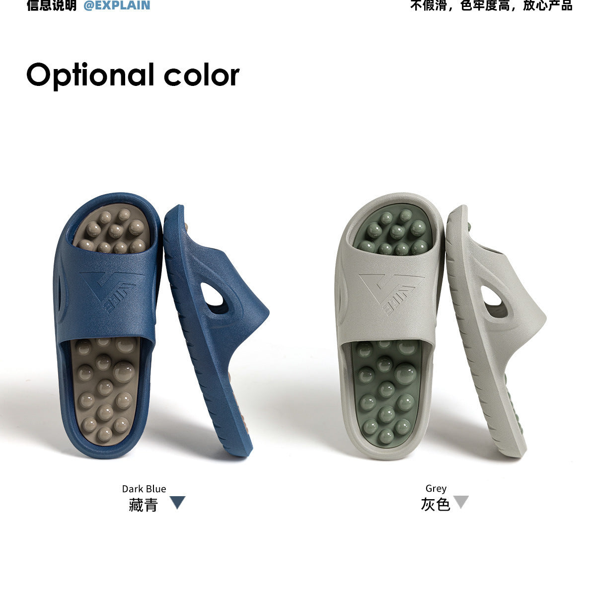 Massage Slippers for Women 2025 New Model Home Indoor Non-Slip Health-Preserving Acupressure Foot Point Slippers for Men Summer