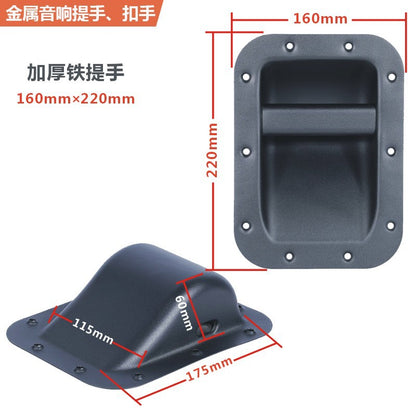 Stage Speaker Iron Handle Audio Metal Handle DIY Accessories Iron Handle Handle Large Box Side Metal Buckle