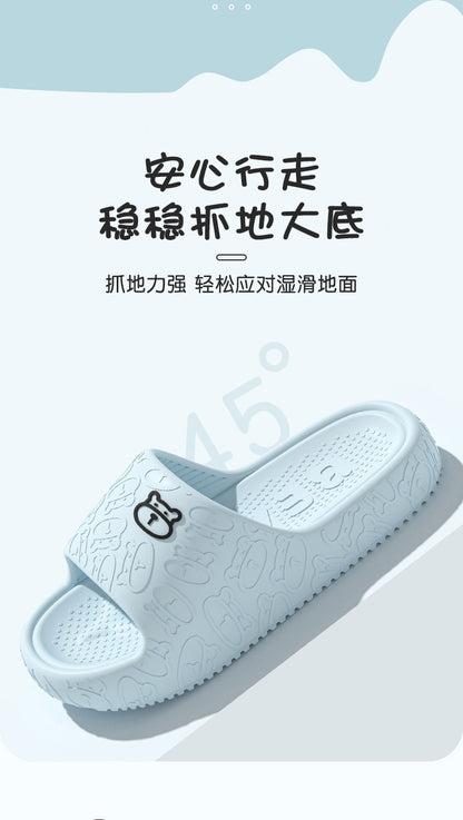 Eva Sandals for Women Summer Home Bathroom Non-Slip Thick Sole Non-Stinky Feet Outer Wear Slippers Wholesale Couple Men