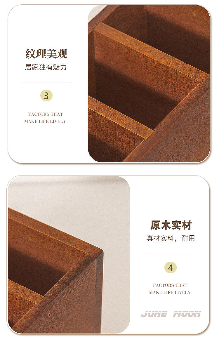 Bedside Remote Control Phone Holder Desktop Organizer Lipstick Perfume Storage Box Makeup Brush Holder Pen Holder Desk Pencil Box