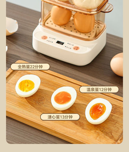 Mini Egg Boiler 2024 New Arrival Regular One-person Egg Steamer Automatic Power-off Household Small Smart