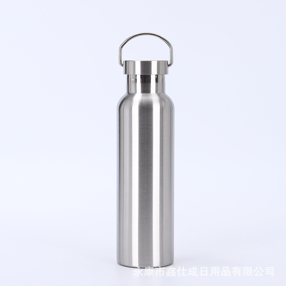 Cross-border factory direct sales 304 stainless steel American thermos portable single and double layer outdoor mountaineering water bottle