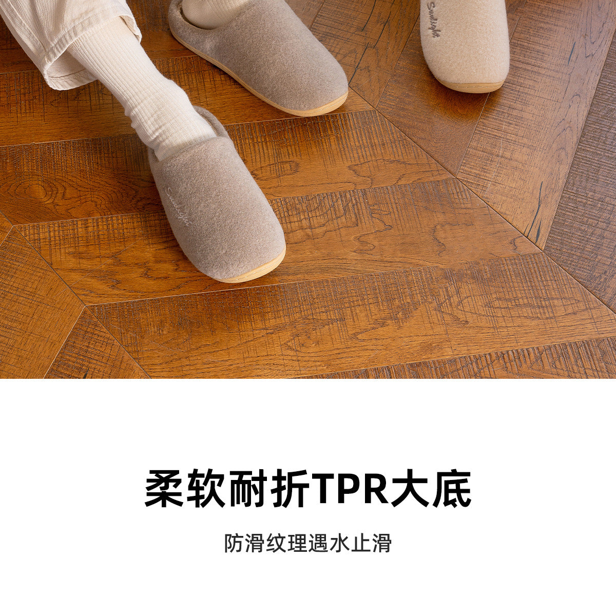 Silent Cotton Slippers for Women, Autumn and Winter 2026 New Model, Indoor Home Warm Plush Massage Detachable Cotton Slippers for Men