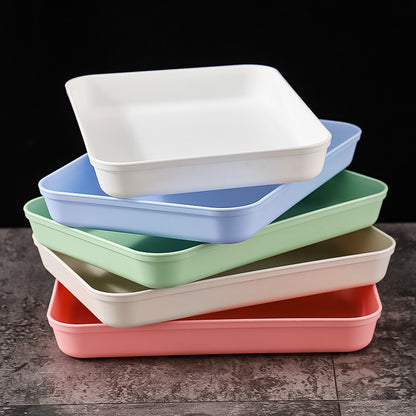 Commercial Deepening Tray Rectangular Kindergarten Plastic Storage Tray for Hot Pot Food Preparation Tray with Marinated Flavor Marinated Dishes Display Tray