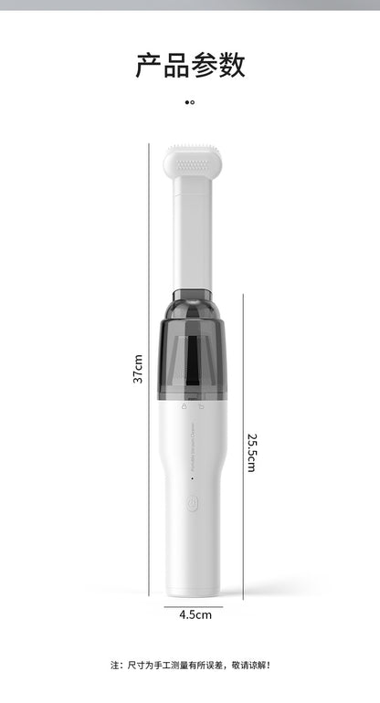 Car Vacuum Cleaner, Portable Air Blowing and Vacuuming, Dual-Use for Car and Home, Wireless Charging, Handheld, High Suction Power