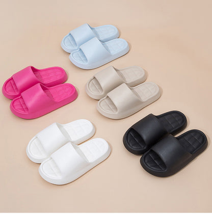 Stepping on excrement feeling sandals and slippers women's summer new home non-slip bathroom home men's eva cool tray factory wholesale cross-border