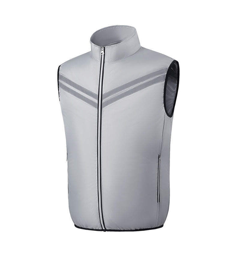Cross-Border Supply of Intelligent Heatstroke Prevention Refrigeration Air-Conditioning Clothing Summer Cooling Fan Vest Outdoor Sun Protection Ice Vest Clothing
