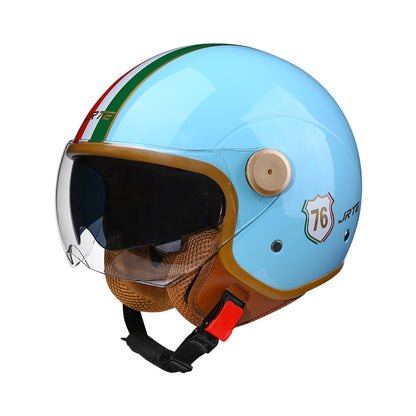 3c certified motorcycle helmet electric car helmet Harley universal battery car Four Seasons universal personality half helmet