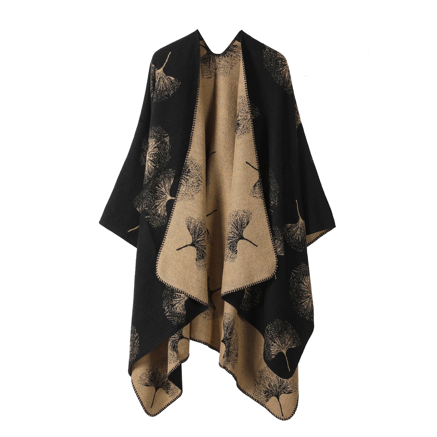 Jiangnan Watertown Knitted Shawl High-end Ethnic Style Cloak Western Sichuan Yunnan Travel Wear Imitation Cashmere Cape Women