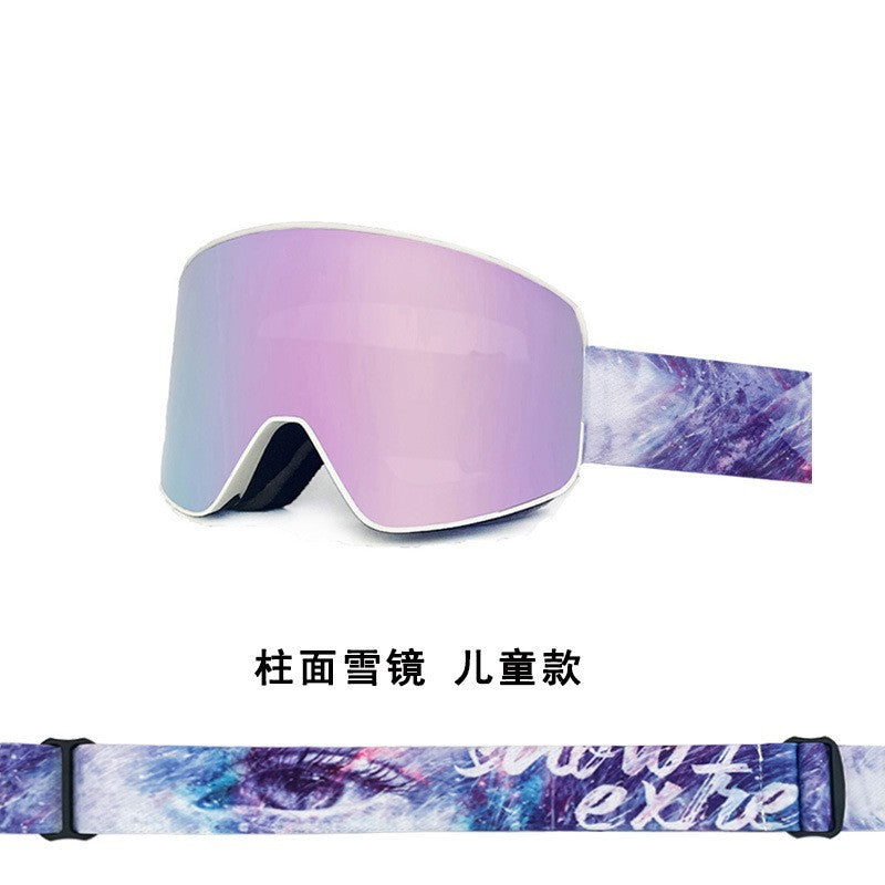 New in stock Magnetic Ski Glasses Double-layer Anti-fog Anti-snow Blindness Canker Myopia Ski Goggles Unisex Snow Goggles
