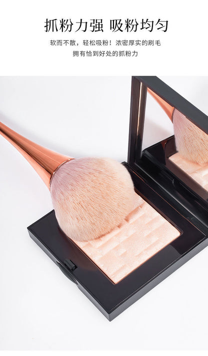Source Manufacturer Golden Small Waist Blush Brush Loose Powder Brush Super Large Soft Hair Powder Makeup