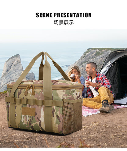 in stock Niuniu Outdoor Camping Storage Bag Large Capacity Camouflage Handbag Tear Resistant Material Tactical Bag Wholesale