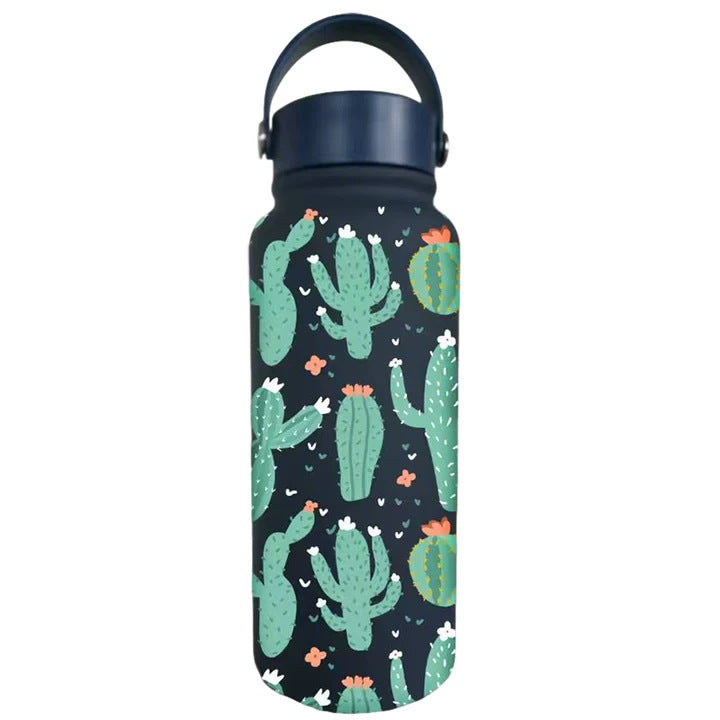 Space Kettle Thermos Cup with Large Capacity, Customizable Pattern and Logo, Stainless Steel Sports Portable Water Bottle Wholesale