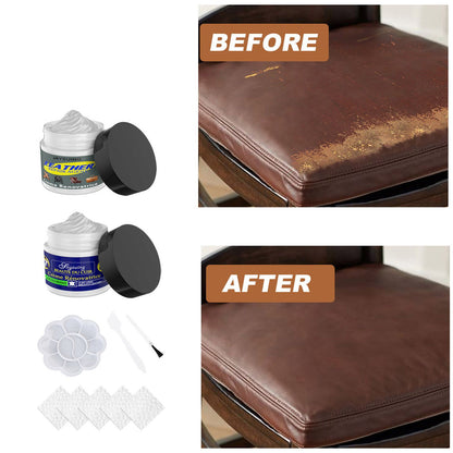 Rayhong Leather Cream for Leather Clothing Scratches and Tears, Leather Care Cream for Car Leather Seats and Sofas