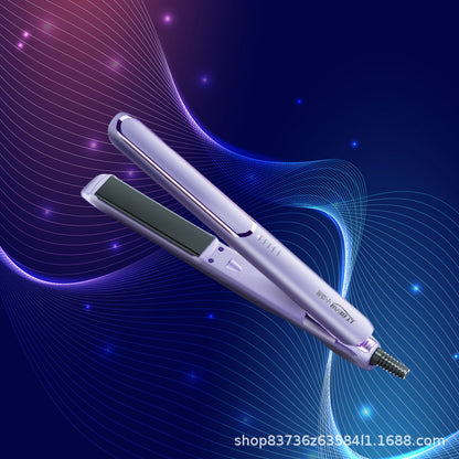 A generation of cross-border straight roll dual-purpose hair straightener portable electric splint hair salon household wet and dry curling iron