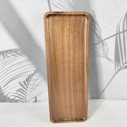 Acacia Wooden Tray Western Food Hotel Tray Tea Tray Fruit Plate Nut Plate Food Bread Tray Rectangular