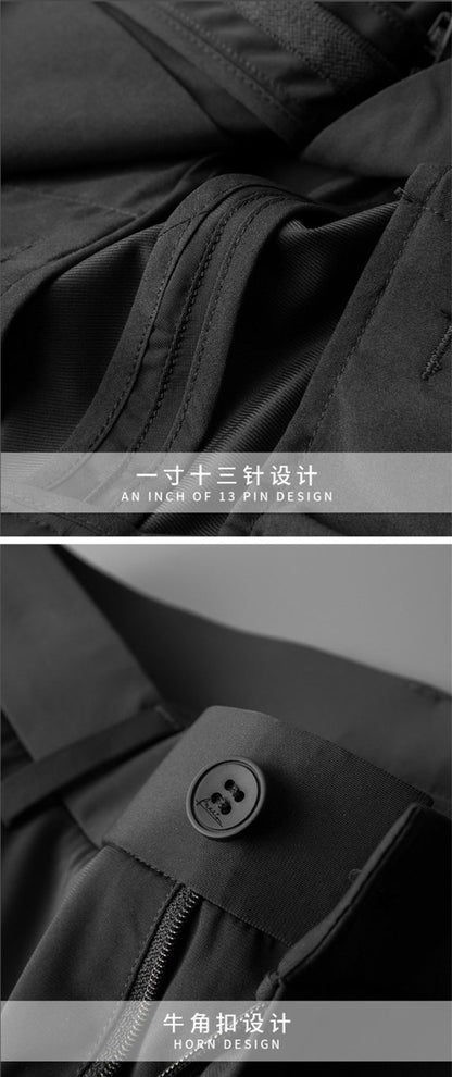 Advanced Business Casual Pants Men's Pants Summer Stretch Men's Straight Pants Draping Cool Pants Men's Spring and Autumn