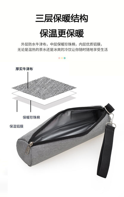 Cross-border Heat Preservation Cold Portable Drink Water Cup Coke Canned Beer Zipper Box Hand Storage Bag
