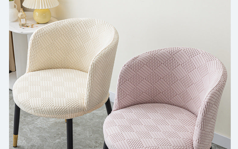 Curved chair cover dressing table dressing table office coffee shop conference semicircle chair cover chopsticks cover cover cloth