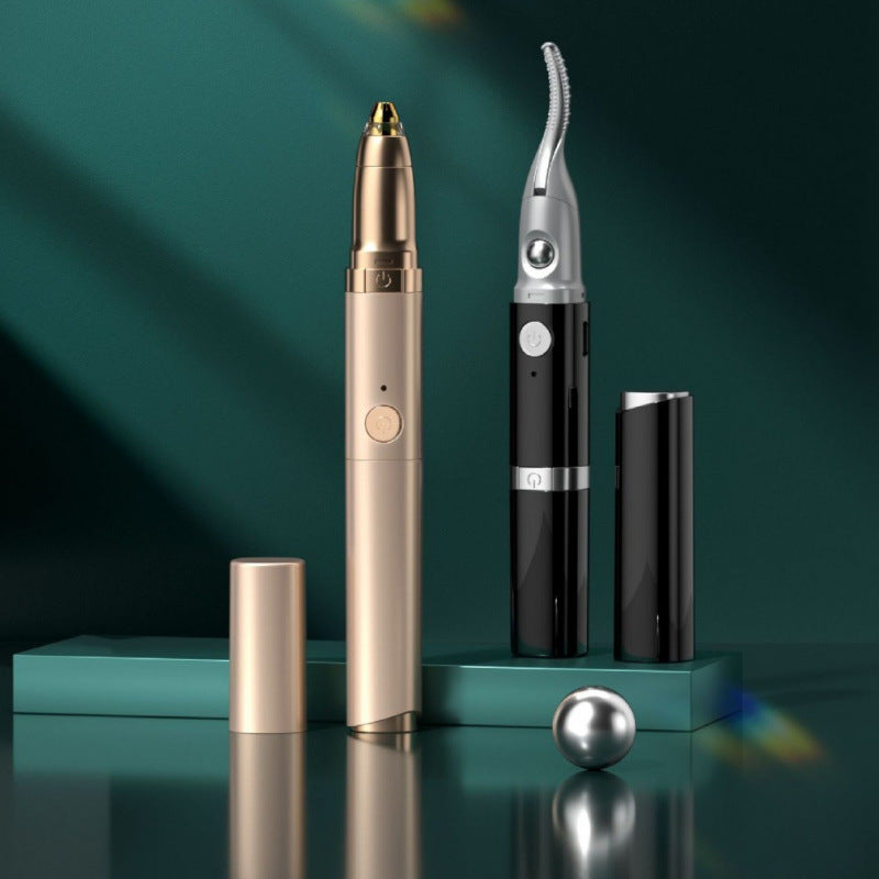 Electric Eyelash Curler, Eyelash Curling Device, Electric Eyebrow Trimmer, Eyebrow Razor, Eyebrow Trimmer, Hair Removal Device, Electric Heating
