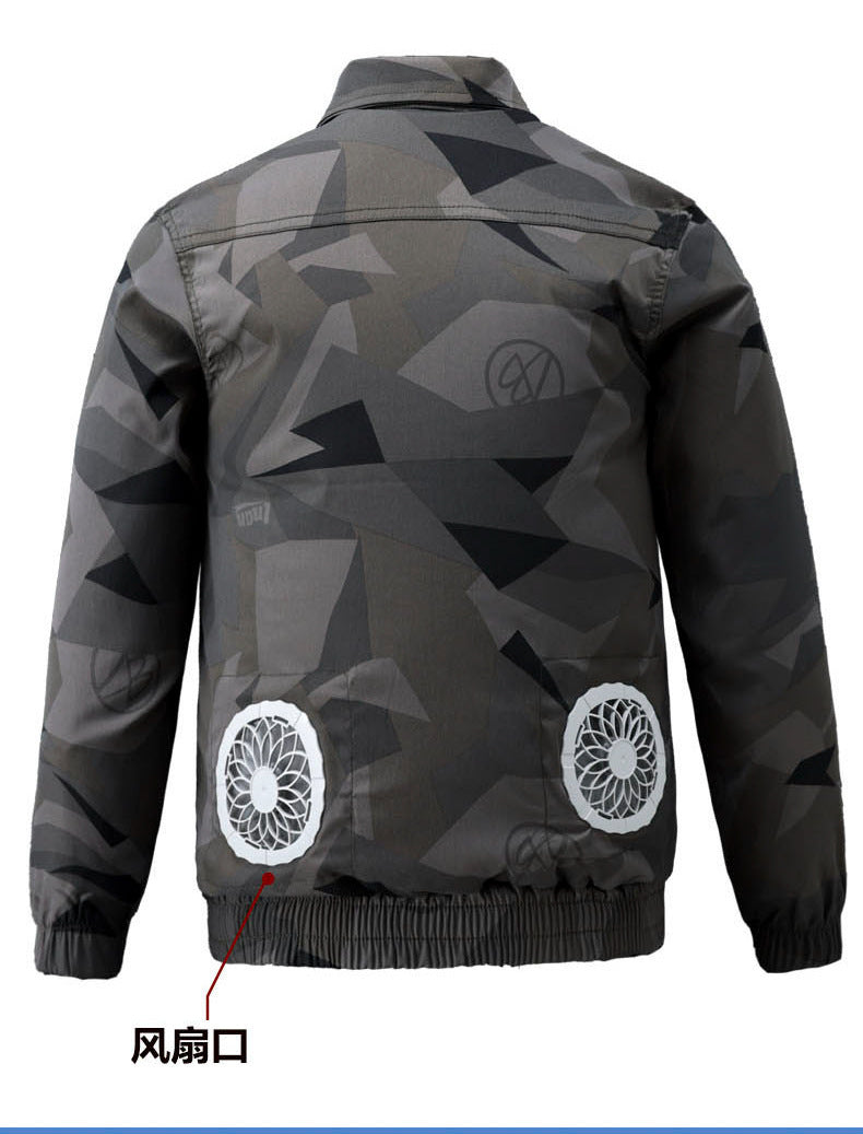 Summer Cooling Air-Conditioned Clothing for Men, Refrigeration Clothing with Fan, Welding Site Heatstroke Prevention Labor Protection Work Clothes