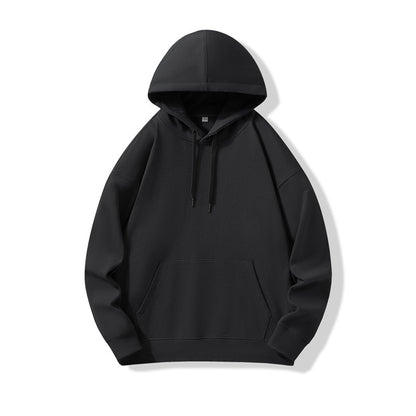 Hooded Sweater | Non-Deformable Pure Cotton Sweater Xinjiang Cotton Shoulder Pullover Autumn and Winter Solid Color ins Street Tide Hoodie