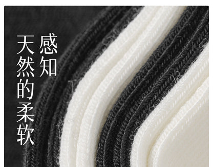 [New] 100 cotton socks for children in autumn cotton antibacterial deodorant small white boneless ladies socks