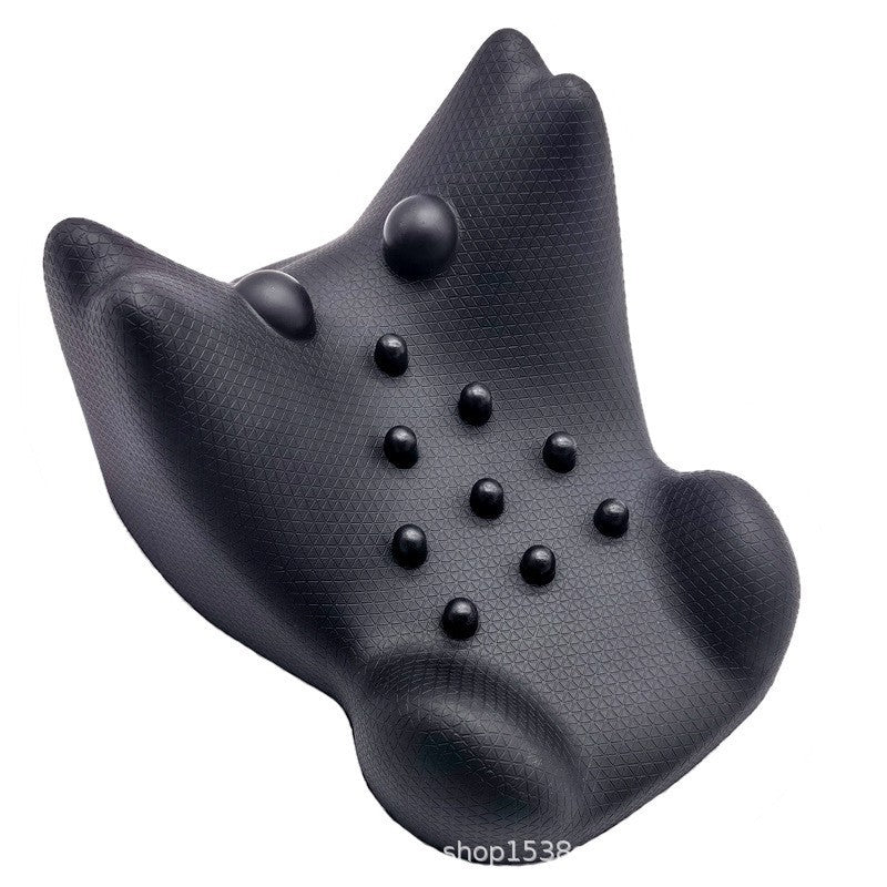 Cross-Border Supply of Pu Self-Skinning Massage Pillow, Straightening, Special Sleep Aid, Cervical Spine Pillow, Acupoint Neck Pillow