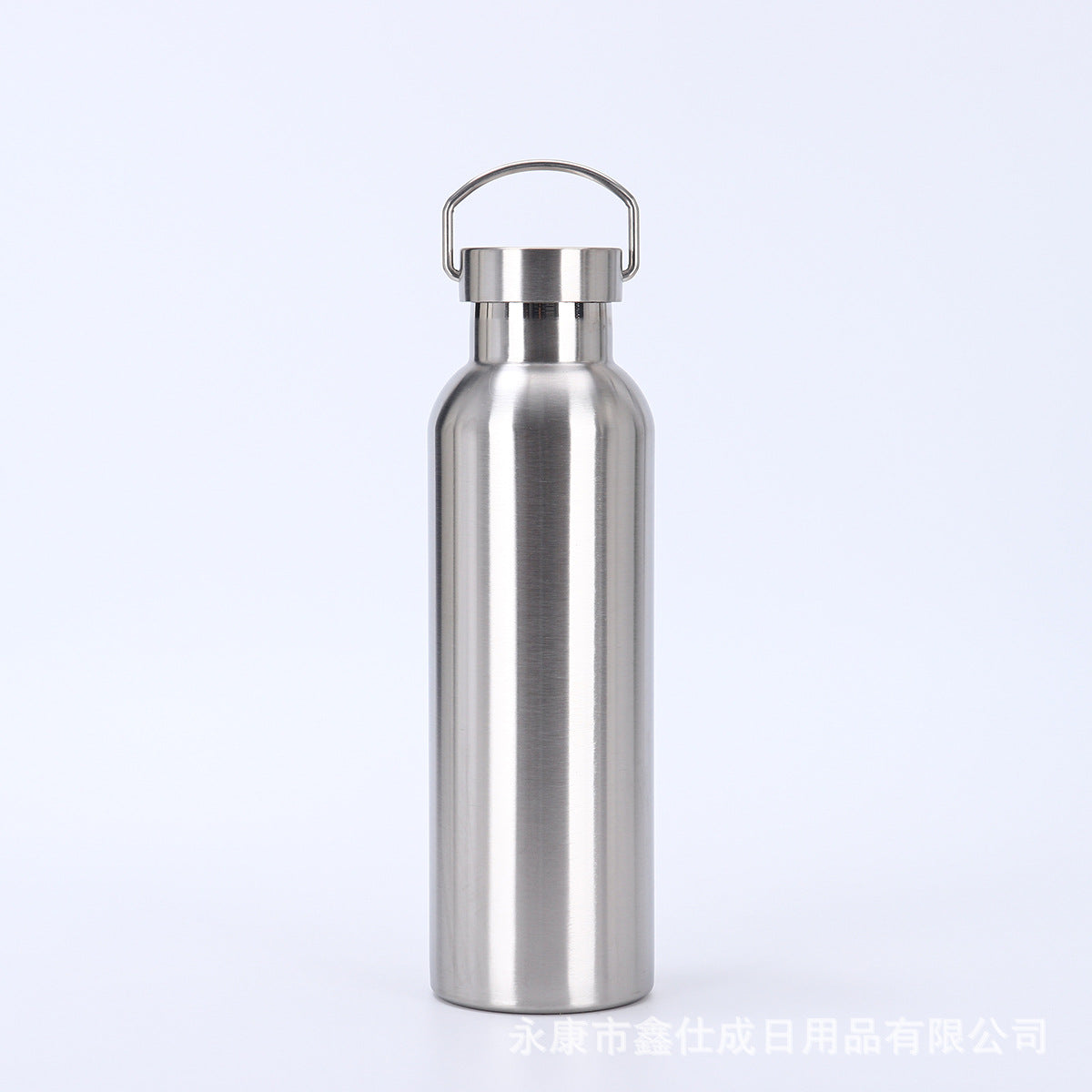 Cross-border factory direct sales 304 stainless steel American thermos portable single and double layer outdoor mountaineering water bottle