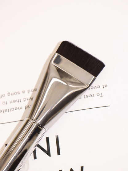 New single-piece one-line blade foundation brush flat thin flat head brush seamless no powder beauty tools in stock wholesale