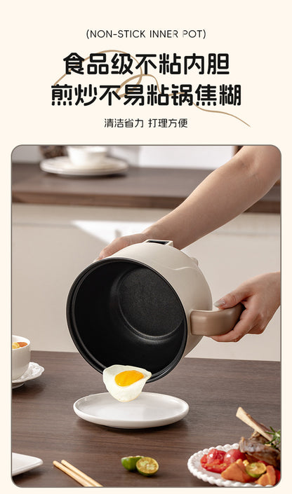 Electric Cooking Pot, Multifunctional Dormitory Small Electric Pot, Electric Hot Pot, Non-Stick Electric Steaming Pot, Noodle Cooking Pot, Electric Hot Pot, European and British Regulations