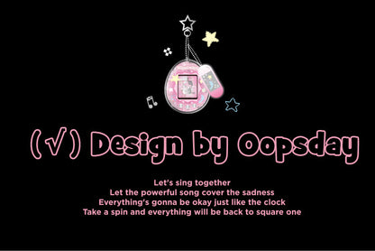 OOPSDAY Rest Day Tamagotchi Inch Photo Card Set American Vintage Hanging Star Chaser Mini Card Set