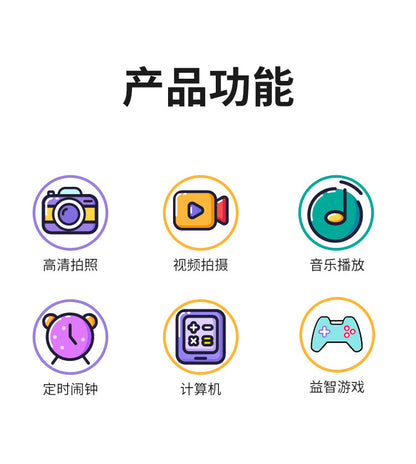 Cross-border New Product Amazon Children's Mobile Phone Camera Toy HD Photo Video Christmas Holiday Gift Wholesale