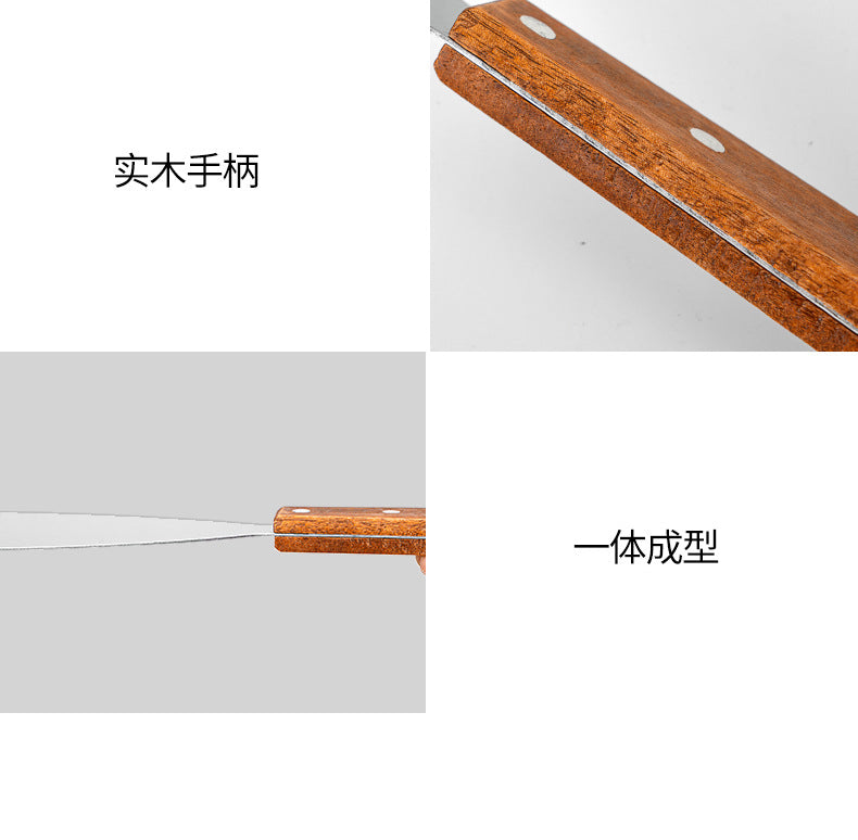 Triangle Stainless Steel Teppanyaki Grilling Shovel Multi-use Steak Hand-held Pancake Shovel Restaurant Teppanyaki Cuisine Gadget