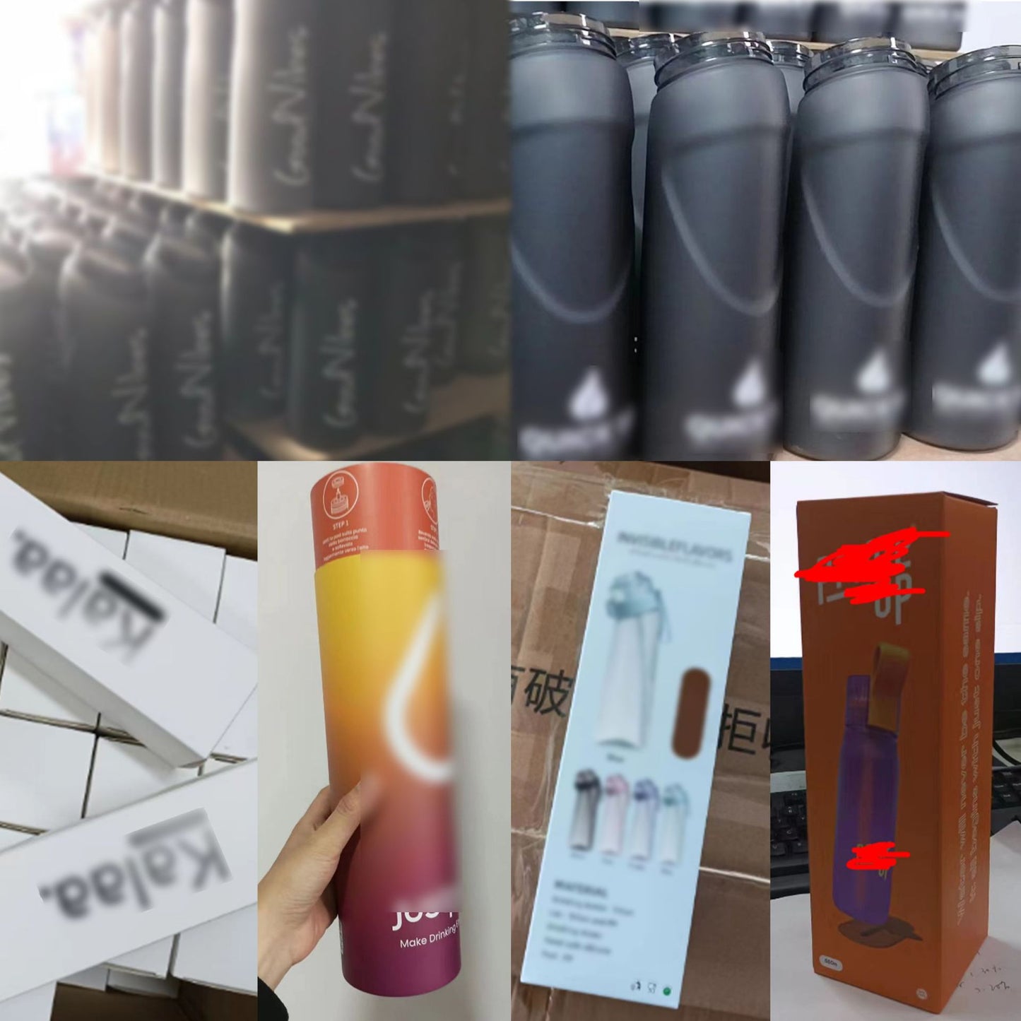Cross-Border Popular Drinking Water Artifact 0 Sugar 0 Calorie Extract Fruity Flavor Ring Cup with Hand Rope Portable Outdoor Sports Water Cup