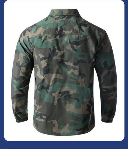 Summer stretch suit quick-drying sweat-absorbent work clothes air-conditioning cool labor protection work clothes wear-resistant breathable tooling