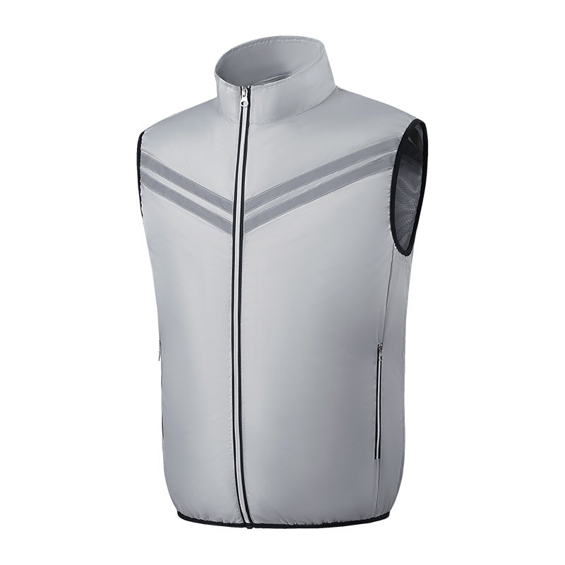 Cross-Border Supply of Intelligent Heatstroke Prevention Refrigeration Air-Conditioning Clothing Summer Cooling Fan Vest Outdoor Sun Protection Ice Vest Clothing