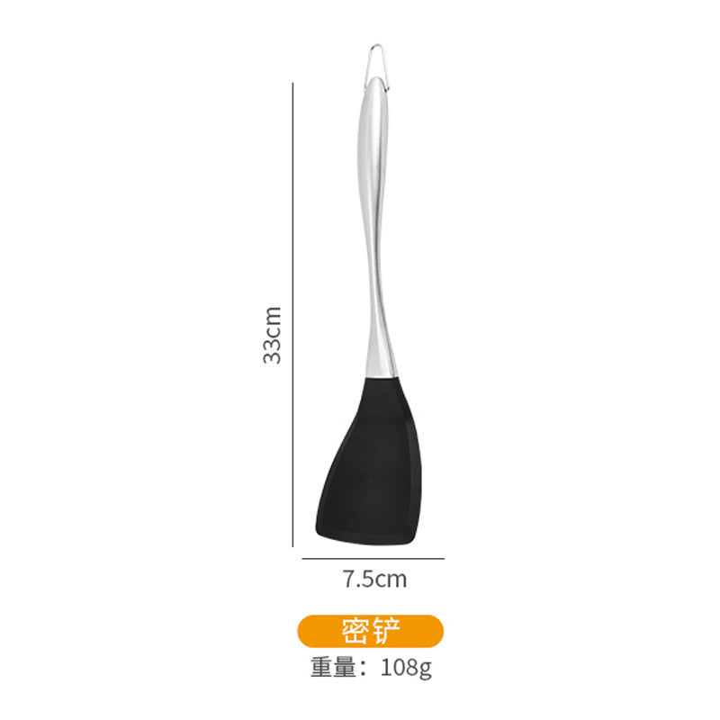 Food Grade Silicone 11 Pieces Kitchenware suit Stir-frying Shovel Non-stick Pan Silicone Colander Pot Stir-frying Spoon Soup Spoon