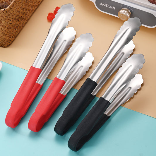 Thickened 304 Stainless Steel Barbecue Clip Hemp Glue Clip Anti-scalding Food Clip Food Clip Multi-purpose Labor-saving Practical Clip by PDG ibma