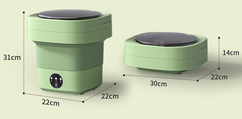 Daifa cross-border folding washing machine mini small washing machine baby underwear wash socks can be dried portable