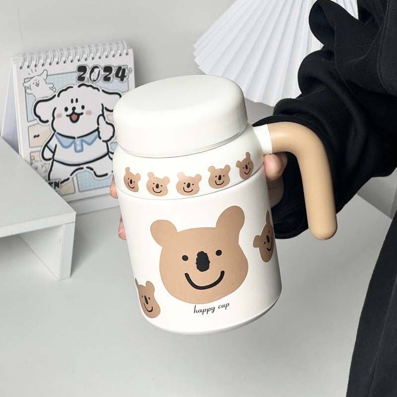 Cross-border Stainless Steel Large Capacity Outdoor Sports Water Cup 316 Tea Water Separation Thermos Cup High Color Value Student Water Cup