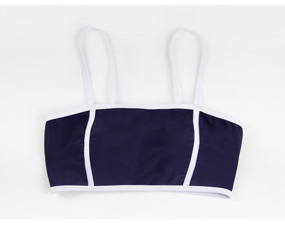 One-Piece Drop-Shipping Japanese and Korean Style Long-Sleeve Swimwear for Women, Two-Piece Conservative Sun-Protective Sports Swimsuit, Fresh Style for Students, Wholesale Swimwear