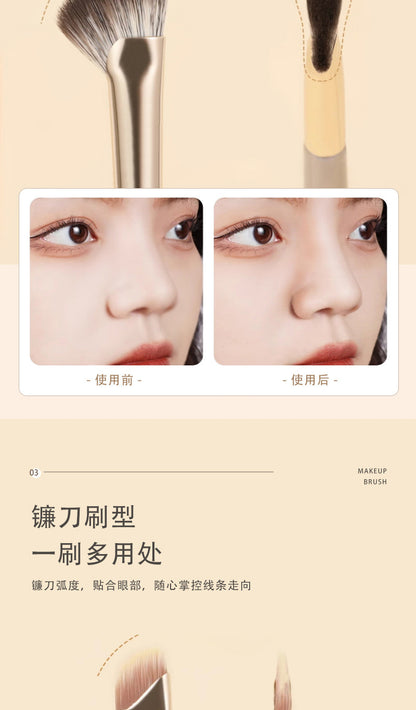Source Manufacturer Makeup Brush Cangzhou 15 Pieces Gilt Eye Brush Blade Eyebrow Brush