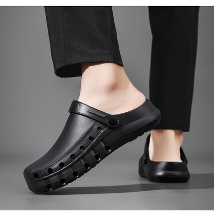 Wholesale Chef Shoes, Non-Slip Kitchen Shoes, Work Shoes, Oil-Proof, Waterproof, Wear-Resistant Safety Shoes, Protective Shoes, Toe-Toe Labor Protection Shoes