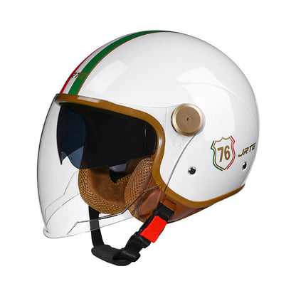 3c certified motorcycle helmet electric car helmet Harley universal battery car Four Seasons universal personality half helmet
