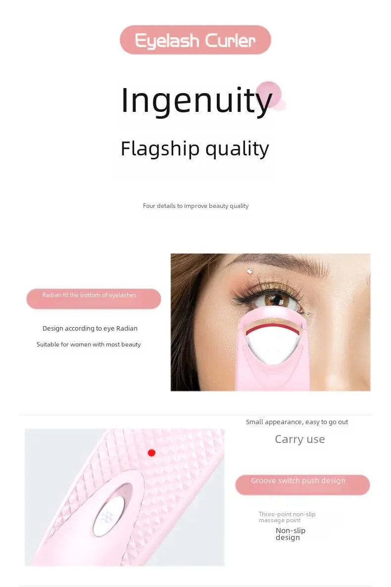 Cross-border new electric eyelash curling device electric eyelash curling device heating styling Beauty Makeup Eyelash curler beauty instrument by PDG ibma