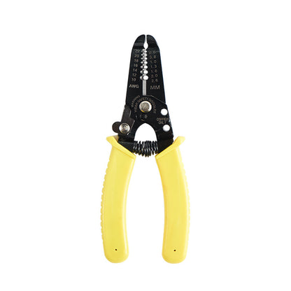 Key Plate Stainless Steel Multifunctional Wire Stripping Pliers Electrician Special Wire Stripping and Winding Manual Peeling Tool