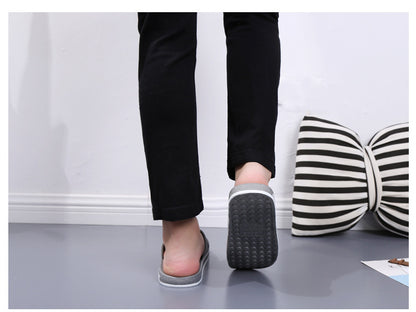 Summer Pvc Bathroom Slippers Home Cartoon Couple Slippers Indoor Cute Bath Non-Slip Sandals Women's Stall
