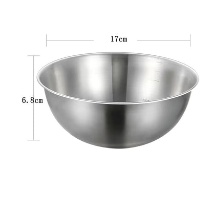 Cross-border Stainless Steel Thickened Vegetable Washing Basin Draining Basket Household Kitchen Rice Washing Artifact Vegetable Washing Basin Rice Washing Sieve Rice Washing Basin