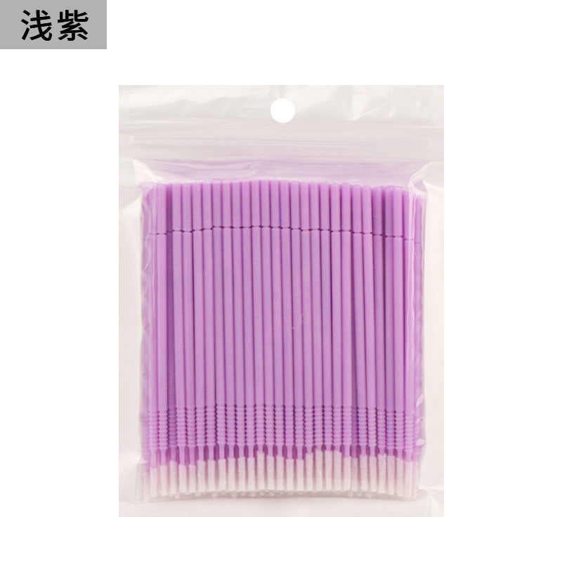 New wholesale long head cotton swab eyelash tattoo nail cleaning cotton swab eyelash disposable long thread cotton swab